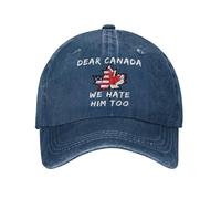 Cappellini da Baseball Caro Canada, Anche Noi Odiamo Non Soffocante Berretti da Baseball Sun-Proof Denim Snapback cap per Corsa attività All'Aperto