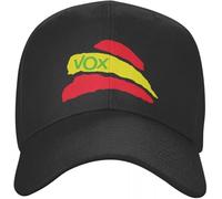 Cappellini da Baseball Classici Classico Vox Berretto da Baseball con Bandiera Spagnola Adulto Unisex Partito Politico Spagnolo Cappello da papà Regolabile Uomo Donna Regalo all'aperto