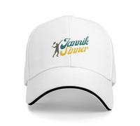 Cappellini da Baseball Classici Jannik Sinner Casual Unisex-Teens Cappelli Hip Hop Traspiranti Personalizzati Fai da Te Caccia Campeggio Compleanno Regalo di Moda retrò Essenziale per L'Estate