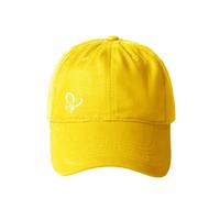 Cappellini da baseball da donna, unisex, graziosi cappelli da baseball alla moda, regolabili, per allenamento, corsa, cappelli regolabili per papà, Giallo, Taglia unica