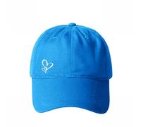 Cappellini da baseball da donna, unisex, graziosi cappelli da baseball alla moda, regolabili, per allenamento, corsa, cappelli regolabili per papà, Blu, Taglia unica