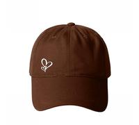 Cappellini da baseball da donna, unisex, graziosi cappelli da baseball alla moda, regolabili, per allenamento, corsa, cappelli regolabili per papà, Caff, Taglia unica