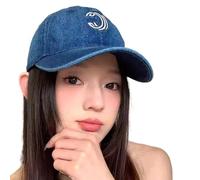Cappellini da baseball da esterni con lettera ricamata, per adulti, traspirante, per adolescenti, per ciclismo, escursionismo, sole, donne, protezione dai raggi solari, tesa larga, protezione dal sole