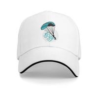 Cappellini da Baseball da Uomo, Cappelli a panino Parapendio Born to Fly Cappelli da Baseball Unisex di Moda Cappelli da Baseball Cappelli da Sole in Poliestere Regolabili Cappelli di Alta qualità