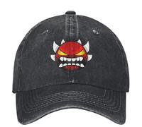 Cappellini da baseball di alta qualità , Angry Geometry Dash Baseball Cap Videogioco Sport all'aria aperta y2k Retrò Hip Hop Cappelli da papà Uomini Street Style Designer Cappellini da baseball