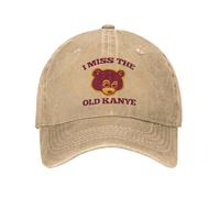 Cappellini da baseball di alta qualità per uomini e donne, mi manca il vecchio sole berretto da baseball college dropout orso distressed cappelli lavati cap regalo da golf all'aperto snapback cap