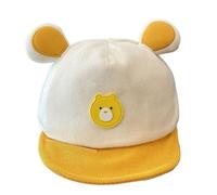 Cappellini da Baseball per - Cappelli con Motivo a Cartone Animato per Autunno e Inverno, Protezione Solare e Regolabile per Giovani Ragazzi e Ragazze, Giallo, L