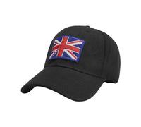 Cappellini da baseball per uomini e donne e fan inglesi in Europa con bandiera britannica, quattro stagioni, berretto da baseball Chance The, Nero , Taglia unica