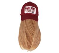Cappellini da baseball regolabili con parrucche dritte per donne adolescenti cosplay costume parrucche cappello acconciatura cappelli cappelli da baseball copricapo