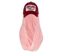 Cappellini da baseball regolabili con parrucche dritte per donne adolescenti cosplay costume parrucche cappello acconciatura cappelli cappelli da baseball copricapo