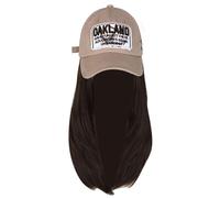 Cappellini da baseball regolabili con parrucche dritte per donne adolescenti cosplay costume parrucche cappello acconciatura cappelli cappelli da baseball copricapo