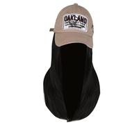 Cappellini da baseball regolabili con parrucche dritte per donne adolescenti cosplay costume parrucche cappello acconciatura cappelli cappelli da baseball copricapo