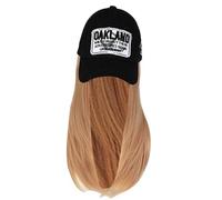Cappellini da baseball regolabili con parrucche dritte per donne adolescenti cosplay costume parrucche cappello acconciatura cappelli cappelli da baseball copricapo
