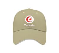 Cappellini da Baseball Regolabili Vintage Cappelli da Tunisia Bandiera Nazionale Baseball Effetto Consumato per Uomo Donna per attività All'Aperto Golf Tennis Shopping Coppa del Mondo