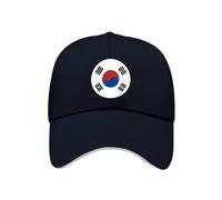 Cappellini da Baseball Semplici per Uomo E Donna con Corea del Sud Bandiera Nazionale Traspiranti Cappello da Uomo per Corsa Golf Palestra Allenamento Sport Moda Ufficio Coppa del Mondo