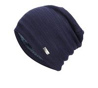 Cappellini da donna e da uomo a maglia, cappellini aperti in pile di cotone, protezioni per le orecchie, caldi, berretto da baseball da giardiniere da uomo, Marina Militare, Taglia unica