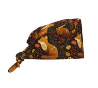 Cappellini Da Lavoro Flower Fox Cuffietta Comodi Elastici Cappellini Per Fitness Uomo Donna