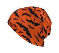 Cappellini da uomo e da donna, comodo cappello a pipistrello per Halloween, cappello da chemioterapia, cappello da notte nero