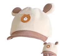 Cappellini per | Cappellini per Bambini - Berretto Regolabile Traspirante con Design Animali per Ragazze e Ragazzi da 6 a 3 Anni, caffè Leggero., L