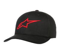 Cappellino Ageless Curved Flexfit by alpinestars nero-rosso S/M (54-57 cm)