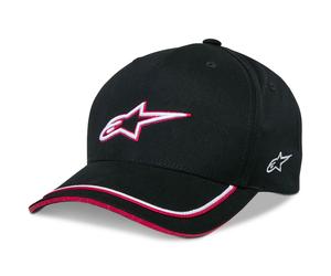 Cappellino Alpinestars Ascencion Snapback nero-rosso
