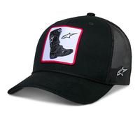 Cappellino Alpinestars con stivale nero-nero