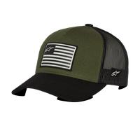 Alpinestars Flag Snapback Cap Verde,Nero