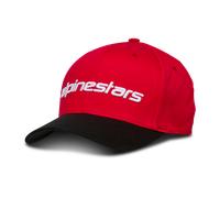 §Cappellino Alpinestars Linear Rosso-Nero-Bianco§