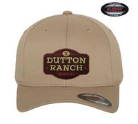 Cappellino Baseball Cap Yellowstone Dutton Ranch Nero Flexfit Uomini Unisex