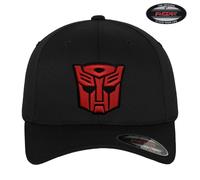 Cappellino Baseball Flexfit 3D Con Patch Degli Autobots Licenziato Ufficialmente