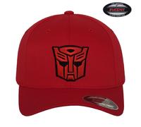 Cappellino Baseball Flexfit 3D Con Patch Degli Autobots Licenziato Ufficialmente