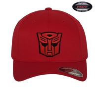 Cappellino Baseball Flexfit 3D Con Patch Degli Autobots Licenziato Ufficialmente