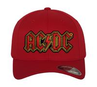 Cappellino Baseball Flexfit Con Logo AC/DC Ufficialmente Licenziato