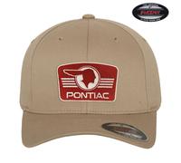 Cappellino Baseball Flexfit Con Logo Retro Pontiac Ufficialmente Licenziato