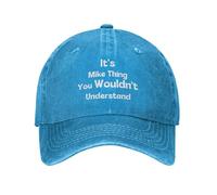 Cappellino Baseball It's A Mike Thing You Wouldn't Understand Traspirante Cappello Trucker Unisex Cappello da Camionista per Estivo Uomo Homem