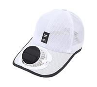 Cappellino Baseball Mesh | Raffreddamento Cappello Da Baseball con Ventilatore Solare | Cappello Ventilatore Energia Solare | Caricatore Solare Alimentato/USB Adatto | Protezione del clima Caldo