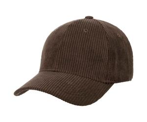 Cappellino Basic Corduroy Baseball marrone One Size