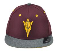 Cappellino Berretto Adidas NCAA Arizona State Sun Devils Flat Bill Flex Fit S/M