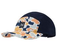 Cappellino buff 5 panel venture blu arancione per bambini