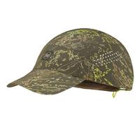 Buff| Cappello CoolNet UV Pack Speed, Morbido, UPF50, Elemento Riflettente, Confortevole, Elastico, Corsa, Ventilazione, Pieghevole, Flessibilità, L/XL, Verde