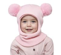 Cappellino Calda Per Bambini Cappelli Lana Bambina Cappello Con Orecchie Dopo Sci Bebe Regali Turbante Snowsuit a Berretto Berretto a Maglia Sciarpa Con Pompom Berretti Per Bambini Ragazzi Ragazze