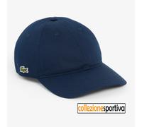 CAPPELLINO CAPPELLO LACOSTE IN TWILL DI COTONE - RK0440-00-166 - col. blu
