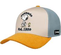 Capslab Cappellino da baseball semi-curvo Peanuts Cappellino da baseball da donna/uomo, con visiera primavera-estate, autunno, inverno, primavera, estate, autunno, inverno, giallo., Taglia unica