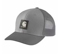 Cappellino Carhartt Mesh Back Logo Asfalto