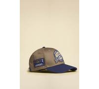 Cappellino color block con ricami