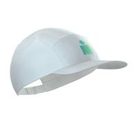Cappellino compressport 5 panel ironman 2026 bianco blu verde
