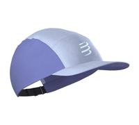 Cappellino compressport a 5 pannelli viola grigio