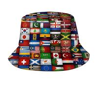 Cappellino con Bandiere dei Paesi caraibici del Mondo, per Uomo, Donna e Ragazzo, per Viaggi, Spiaggia, Sole, Pesca, Golf.