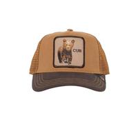 Cappellino con orso e scritta “Cub”, colore: marrone, taglia unica