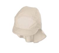 Cappellino con protezione per il collo beige, taglia 55 | Sterntaler